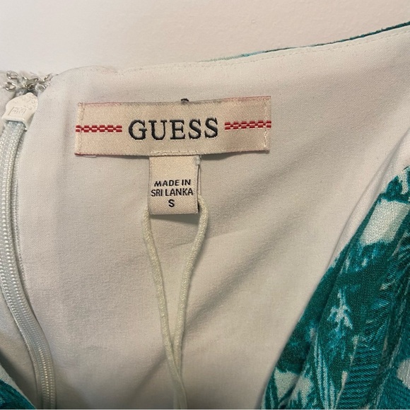 ⚪️ Guess tropical print long sleeve twist dress mini - Picture 5 of 12